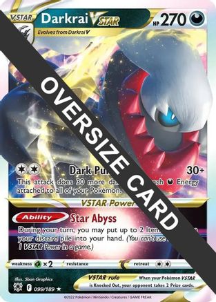 Darkrai VSTAR - 099/189 99 - Jumbo Cards Holofoil