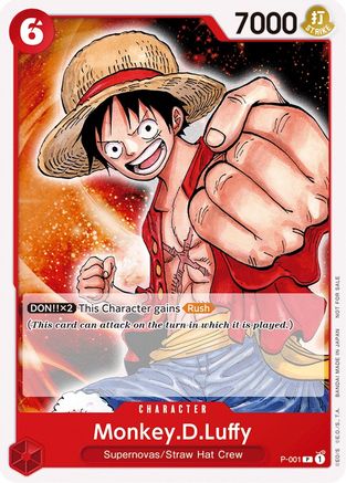 Monkey.D.Luffy (Promotion Pack 2022) (P-001) - One Piece Promotion Cards