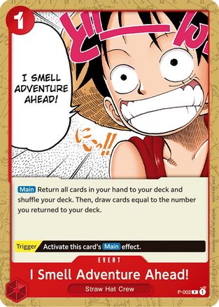 (P-002) I Smell Adventure Ahead! (Promotion Pack 2022) - One Piece Promotion Cards Normal