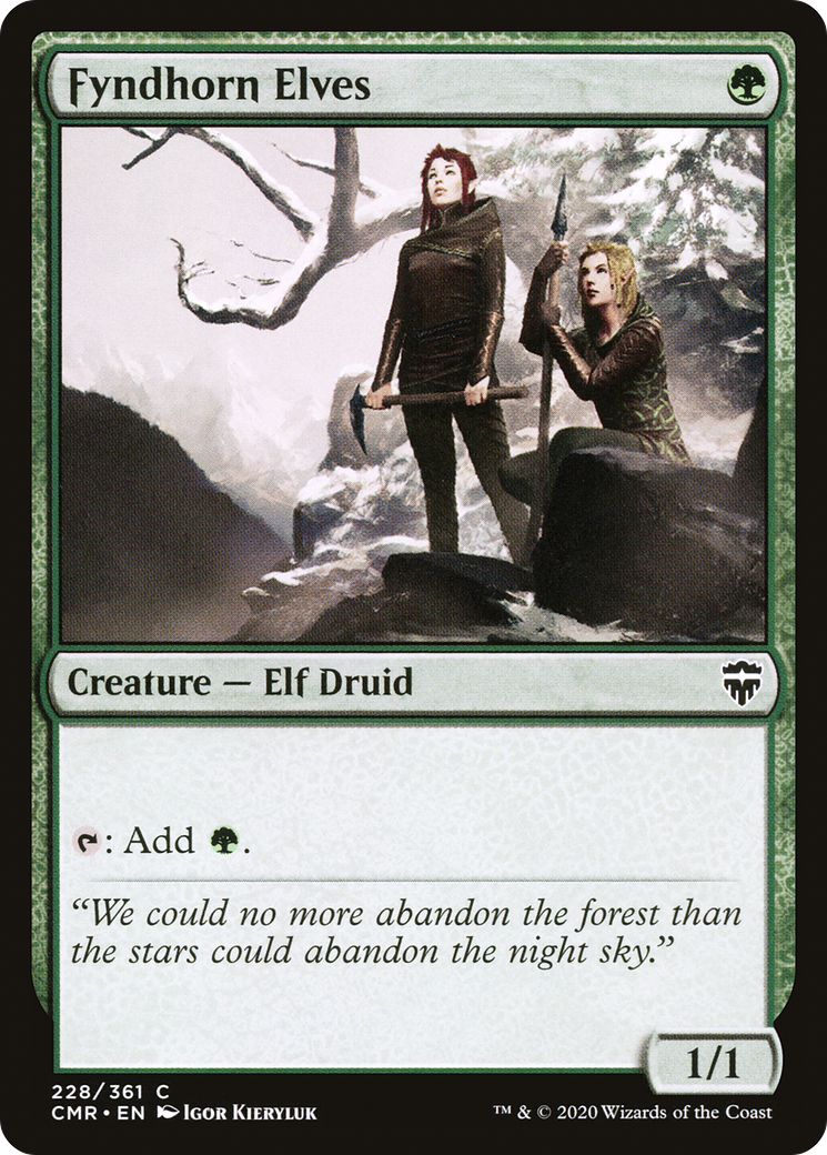 Fyndhorn Elves (CMR-228) - Commander Legends