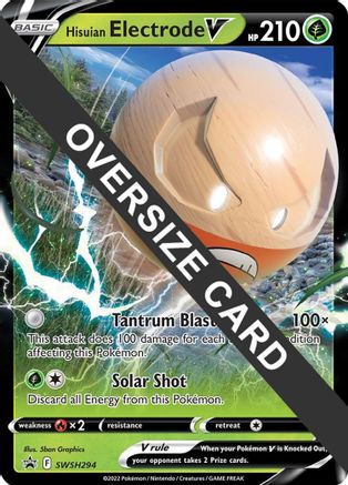 Hisuian Electrode V - SWSH294 SWSH294 - Jumbo Cards Holofoil