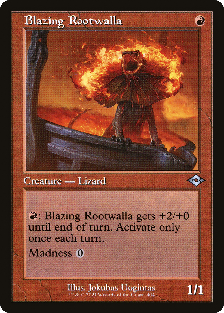 Blazing Rootwalla (MH2-404) - Modern Horizons 2