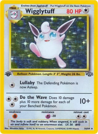 Wigglytuff 16/64 - Jungle Unlimited Holofoil