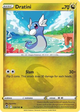 Dratini 129/195 - SWSH12 Silver Tempest Normal - Common
