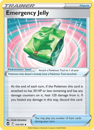 Emergency Jelly 155/195 - SWSH12 Silver Tempest Reverse Holofoil - Uncommon