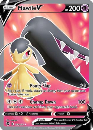 Mawile V (Full Art) 178/195 - SWSH12 Silver Tempest Holofoil - Ultra Rare