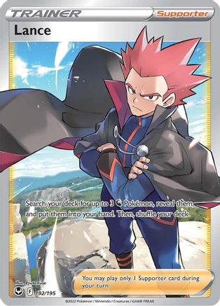 Lance (Full Art) 192/195 - SWSH12 Silver Tempest Holofoil - Ultra Rare