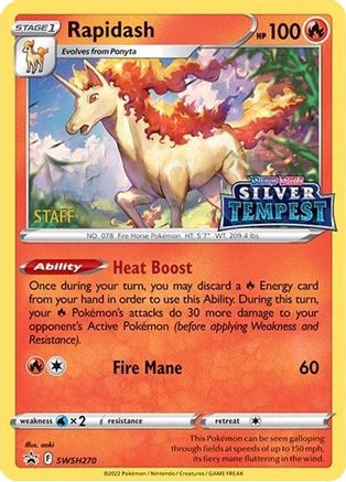 Rapidash SWSH270 - SWSH Sword & Shield Promo Cards Holofoil - Promo