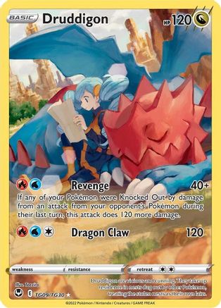 Druddigon TG09/TG30 - SWSH12 Silver Tempest Trainer Gallery Holofoil - Ultra Rare