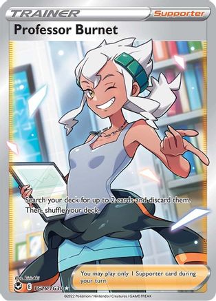 Professor Burnet TG26/TG30 - SWSH12 Silver Tempest Trainer Gallery Holofoil - Ultra Rare