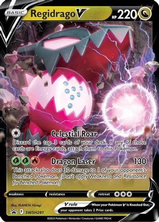 Regidrago V SWSH281 - SWSH Sword & Shield Promo Cards Holofoil - Promo