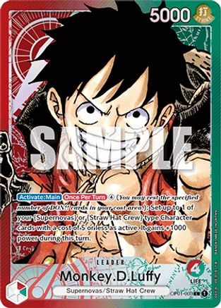 (OP01-003) Monkey.D.Luffy (003) (Parallel) - Romance Dawn Foil