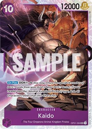 (OP01-094) Kaido (094) - Romance Dawn Foil
