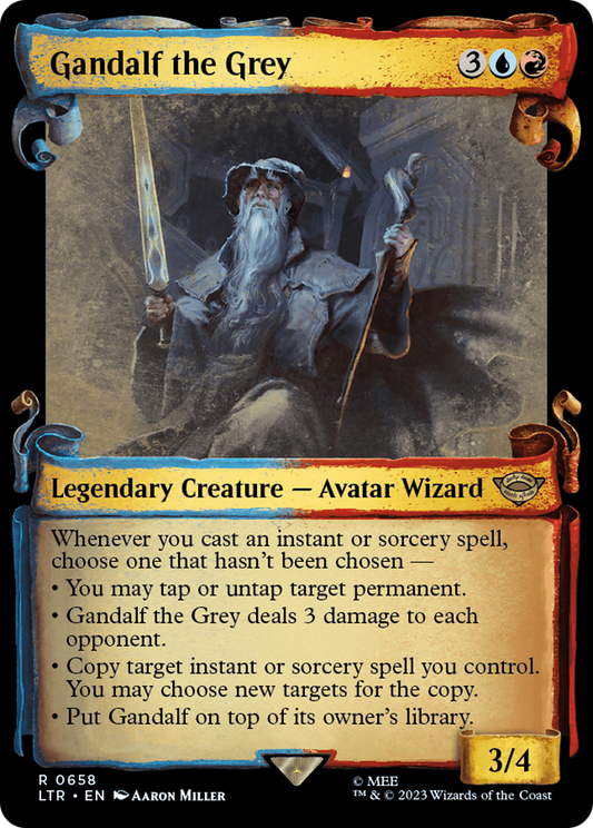 Gandalf the Grey (LTR-658) - The Lord of the Rings: Tales of Middle-earth: (Showcase) Foil