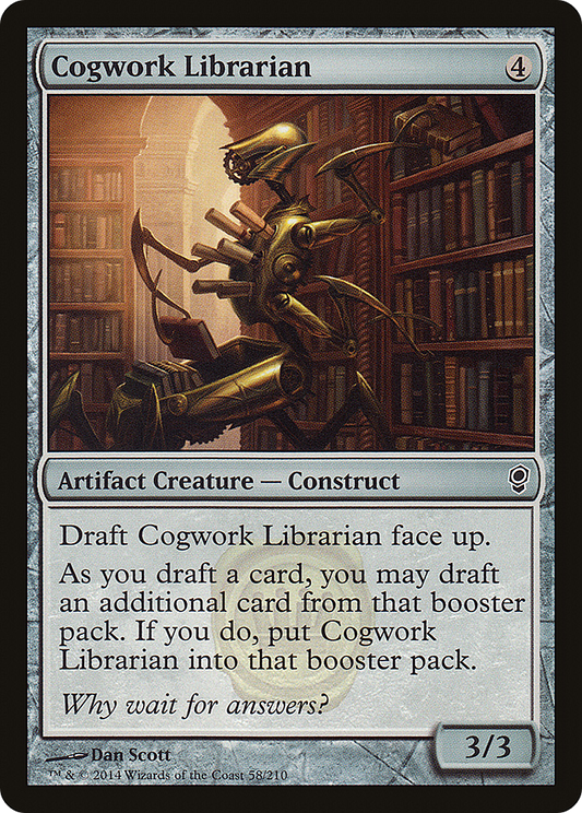 Cogwork Librarian (CNS-058) - Conspiracy Foil