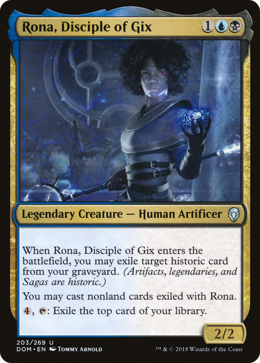 Rona, Disciple of Gix (DOM-203) - Dominaria