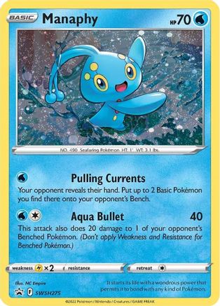 Manaphy SWSH275 - SWSH Sword & Shield Promo Cards Holofoil - Promo