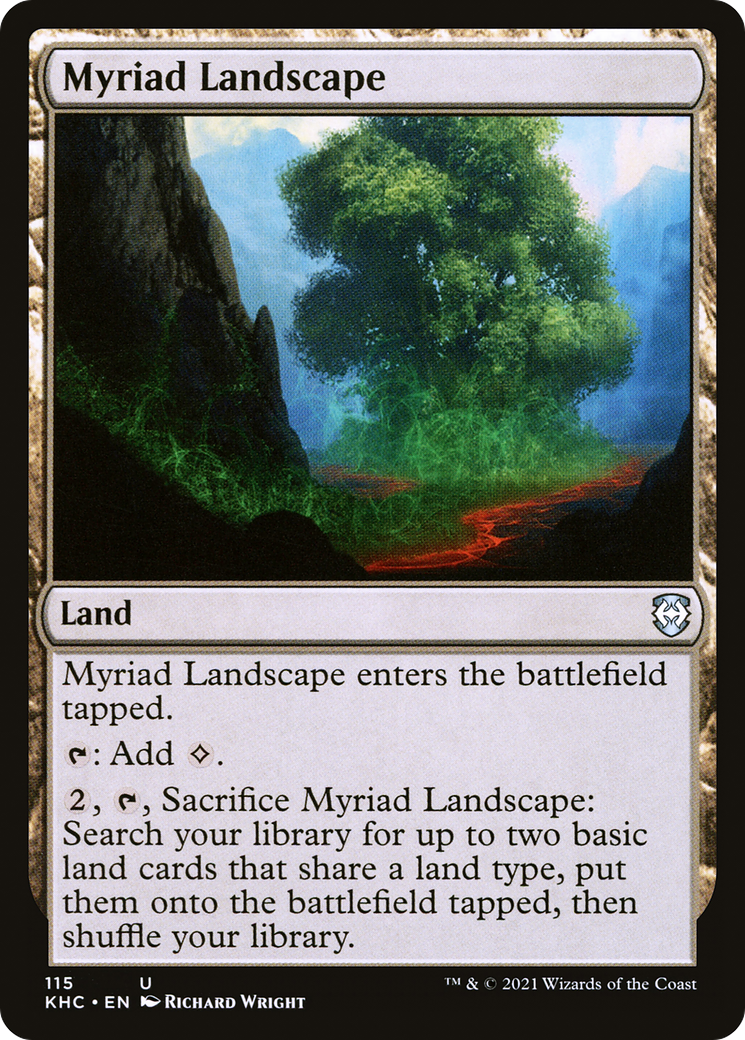 Myriad Landscape (KHC-115) - Kaldheim Commander