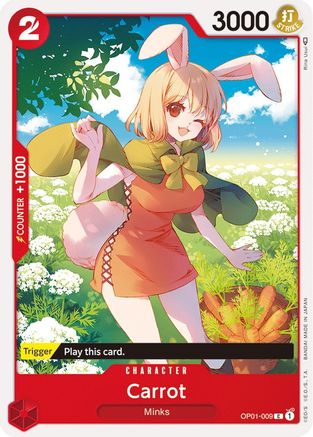 (OP01-009) Carrot - Romance Dawn Normal
