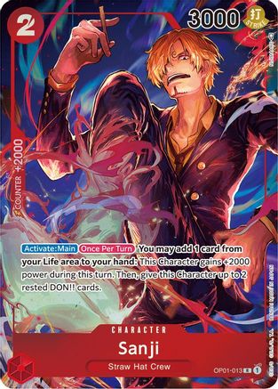 (OP01-013) Sanji (Parallel) - Romance Dawn Foil