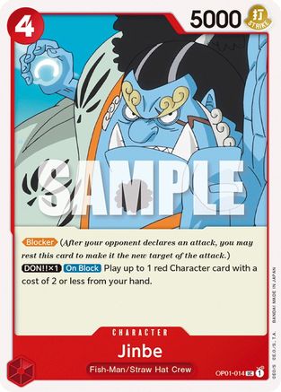 (OP01-014) Jinbe (014) - Romance Dawn Normal