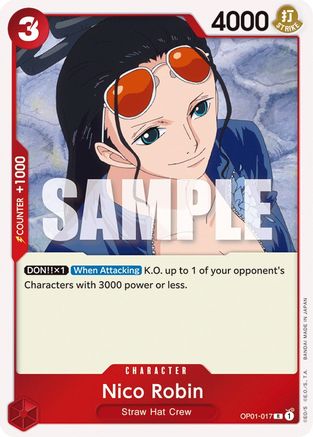 (OP01-017) Nico Robin - Romance Dawn Foil
