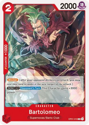 (OP01-019) Bartolomeo - Romance Dawn Normal