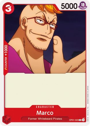 (OP01-023) Marco - Romance Dawn Normal