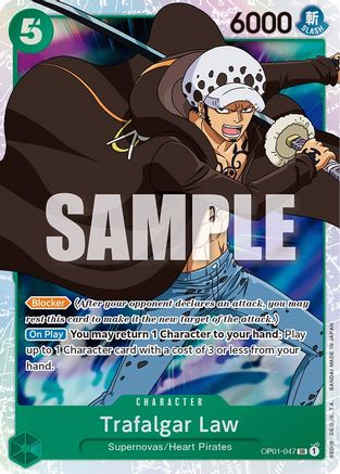 (OP01-047) Trafalgar Law (047) - Romance Dawn Foil