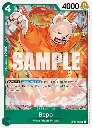 (OP01-049) Bepo - Romance Dawn Foil