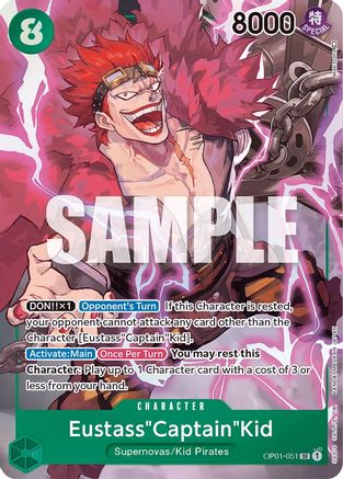 (OP01-051) Eustass"Captain"Kid (Parallel) - Romance Dawn Foil