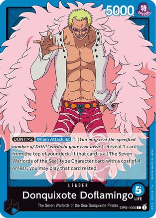 (OP01-060) Donquixote Doflamingo (060) - Romance Dawn Normal