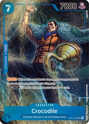 (OP01-067) Crocodile (067) (Parallel) - Romance Dawn Foil
