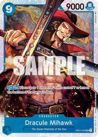 (OP01-070) Dracule Mihawk - Romance Dawn Foil