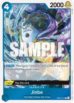(OP01-071) Jinbe (071) - Romance Dawn Foil