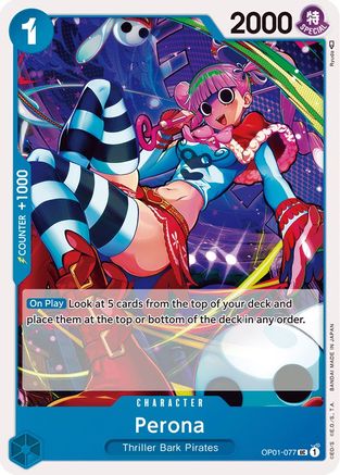 (OP01-077) Perona - Romance Dawn Normal