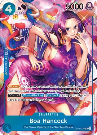(OP01-078) Boa Hancock (Parallel) - Romance Dawn Foil