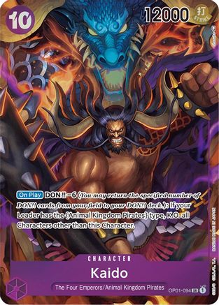 (OP01-094) Kaido (094) (Parallel) - Romance Dawn Foil