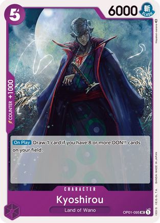 (OP01-095) Kyoshirou - Romance Dawn Normal