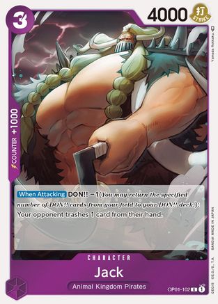 (OP01-102) Jack - Romance Dawn Foil