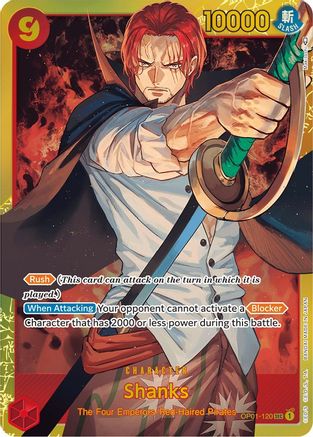 (OP01-120) Shanks - Romance Dawn Foil