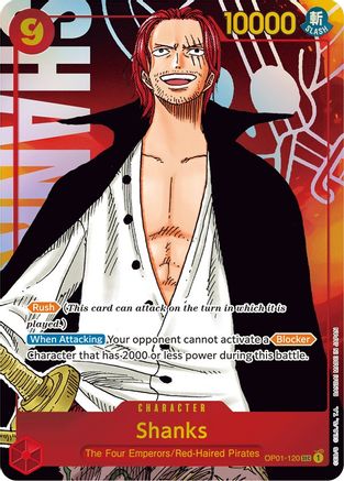 (OP01-120) Shanks (Parallel) - Romance Dawn Foil