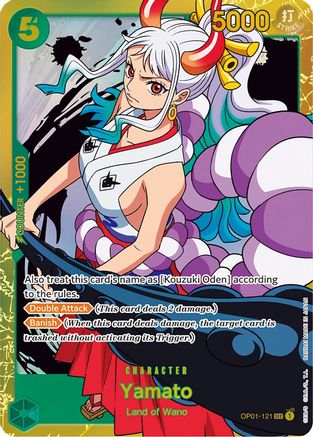 (OP01-121) Yamato - Romance Dawn Foil