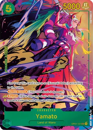 (OP01-121) Yamato (Parallel) - Romance Dawn Foil