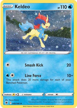 Keldeo 045/189 - Miscellaneous Cards & Products Holofoil - Holo Rare