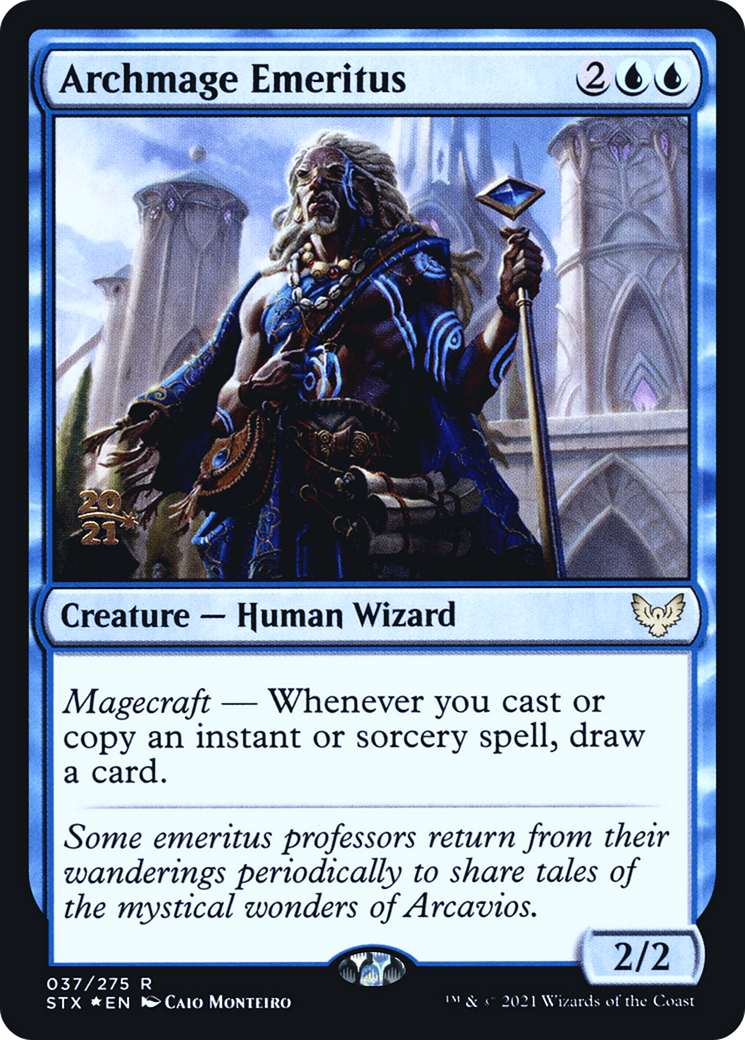 Archmage Emeritus (PSTX-37S) - Strixhaven: School of Mages Promos Foil