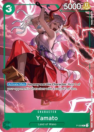 (P-008) Yamato (Tournament Pack Vol. 1) - One Piece Promotion Cards Normal