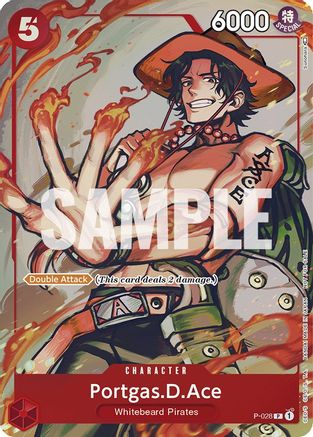 (P-028) Portgas.D.Ace (Event Pack Vol. 1) - One Piece Promotion Cards Foil
