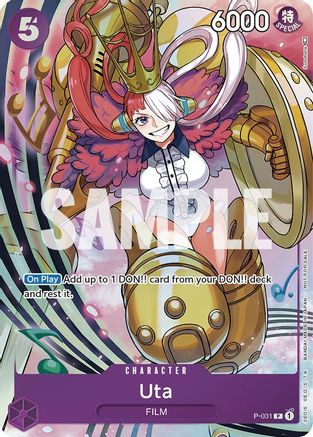 (P-031) Uta (Event Pack Vol. 1) - One Piece Promotion Cards Foil
