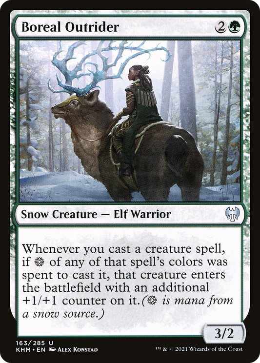 Boreal Outrider (KHM-163) - Kaldheim: (snow)